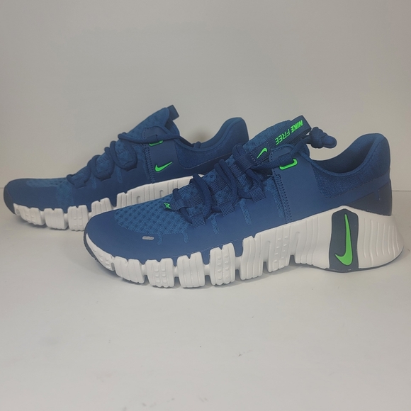 Nike Free Metcon 5 Court Blue Mens Size 9.5 Training Shoes DV3949-401 Sneakers - Picture 2 of 11